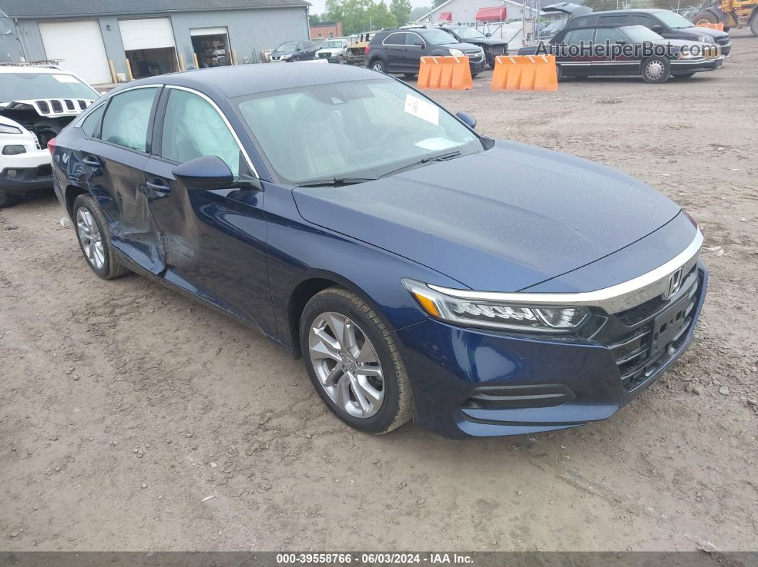 2020 Honda Accord Lx Синий vin: 1HGCV1F1XLA008904