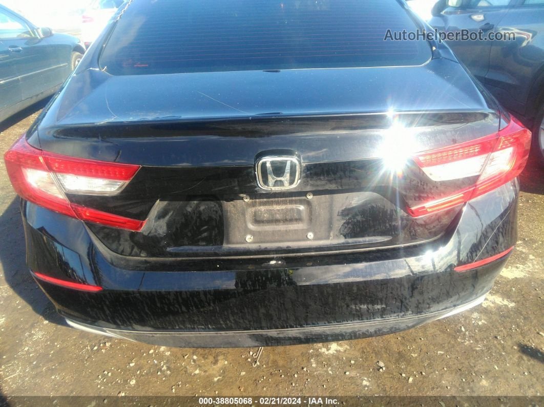 2020 Honda Accord Lx Black vin: 1HGCV1F1XLA077317