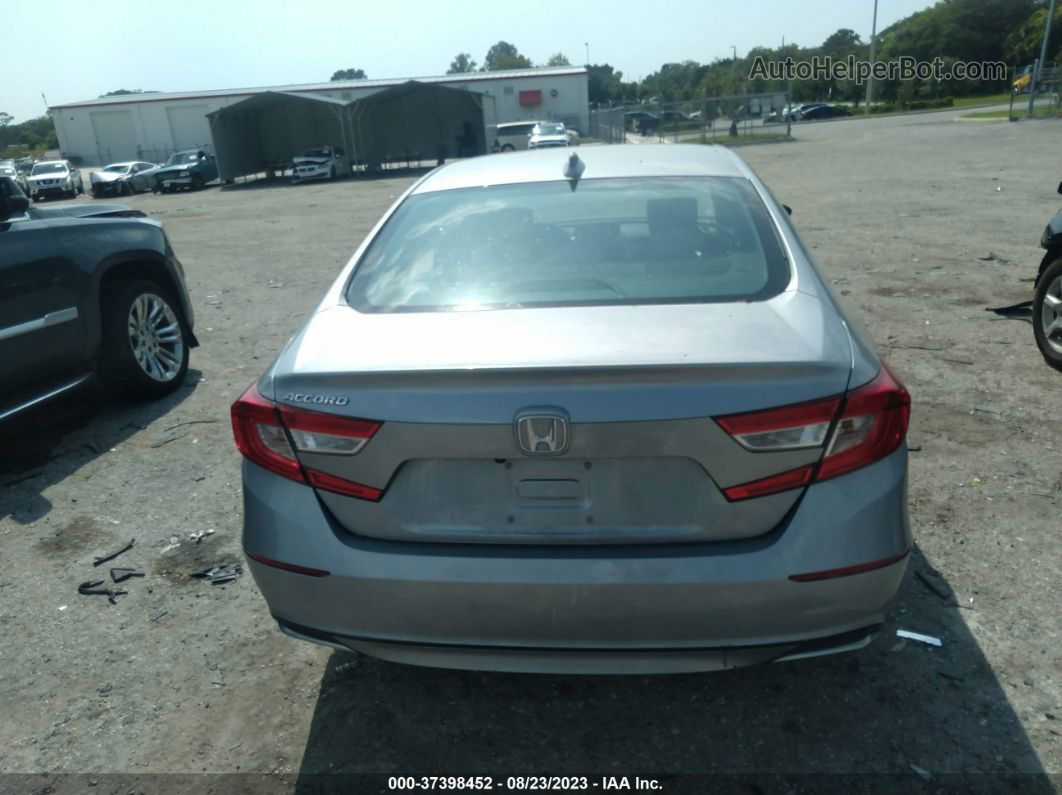 2020 Honda Accord Lx Silver vin: 1HGCV1F1XLA079827