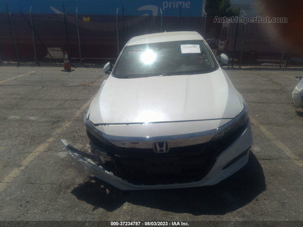 2020 Honda Accord Sedan Lx White vin: 1HGCV1F1XLA112115