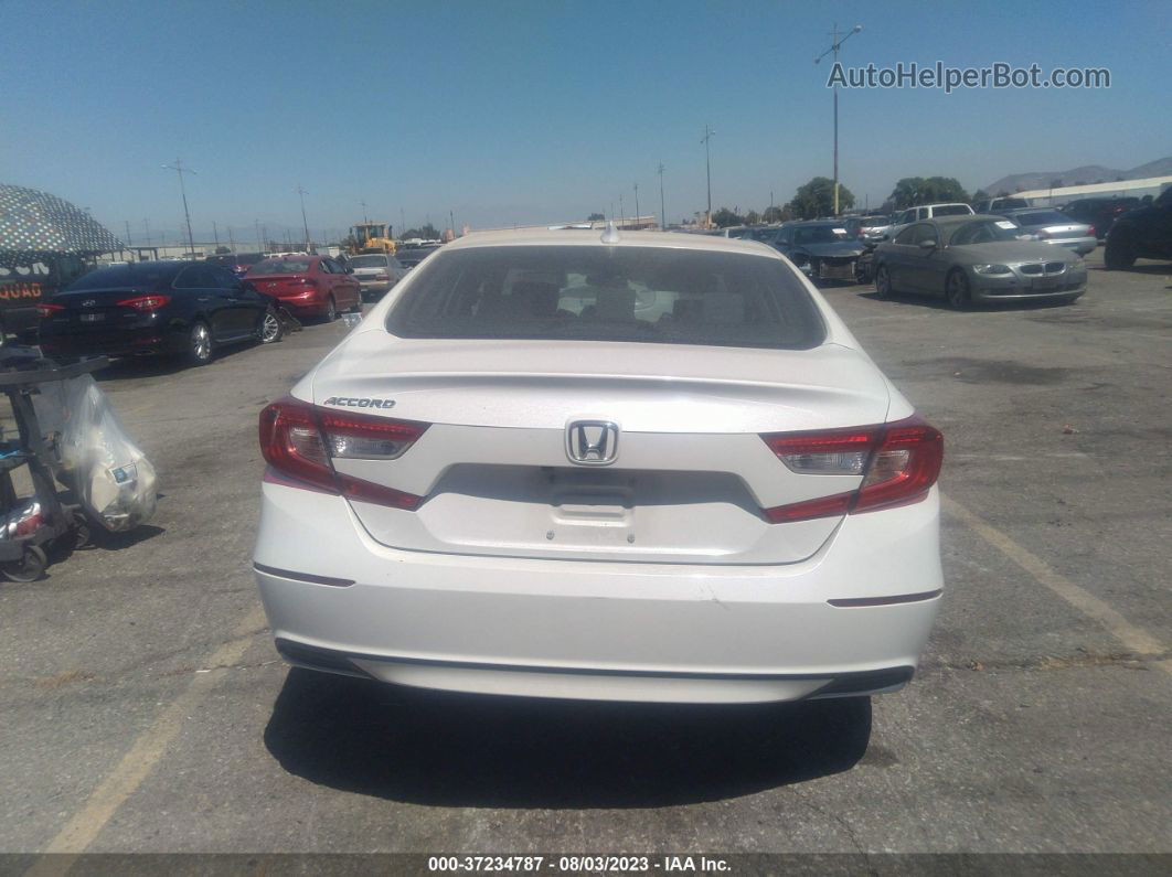 2020 Honda Accord Sedan Lx White vin: 1HGCV1F1XLA112115