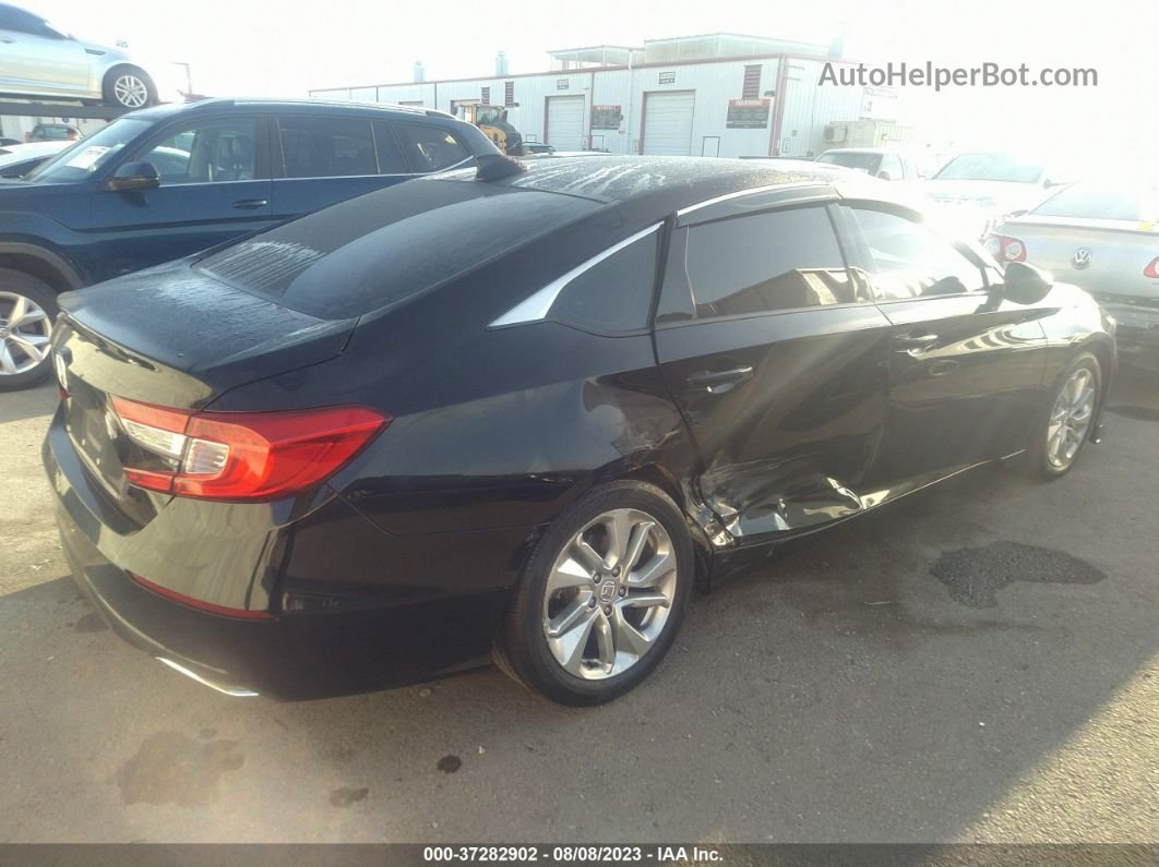 2020 Honda Accord Sedan Lx Black vin: 1HGCV1F1XLA156759