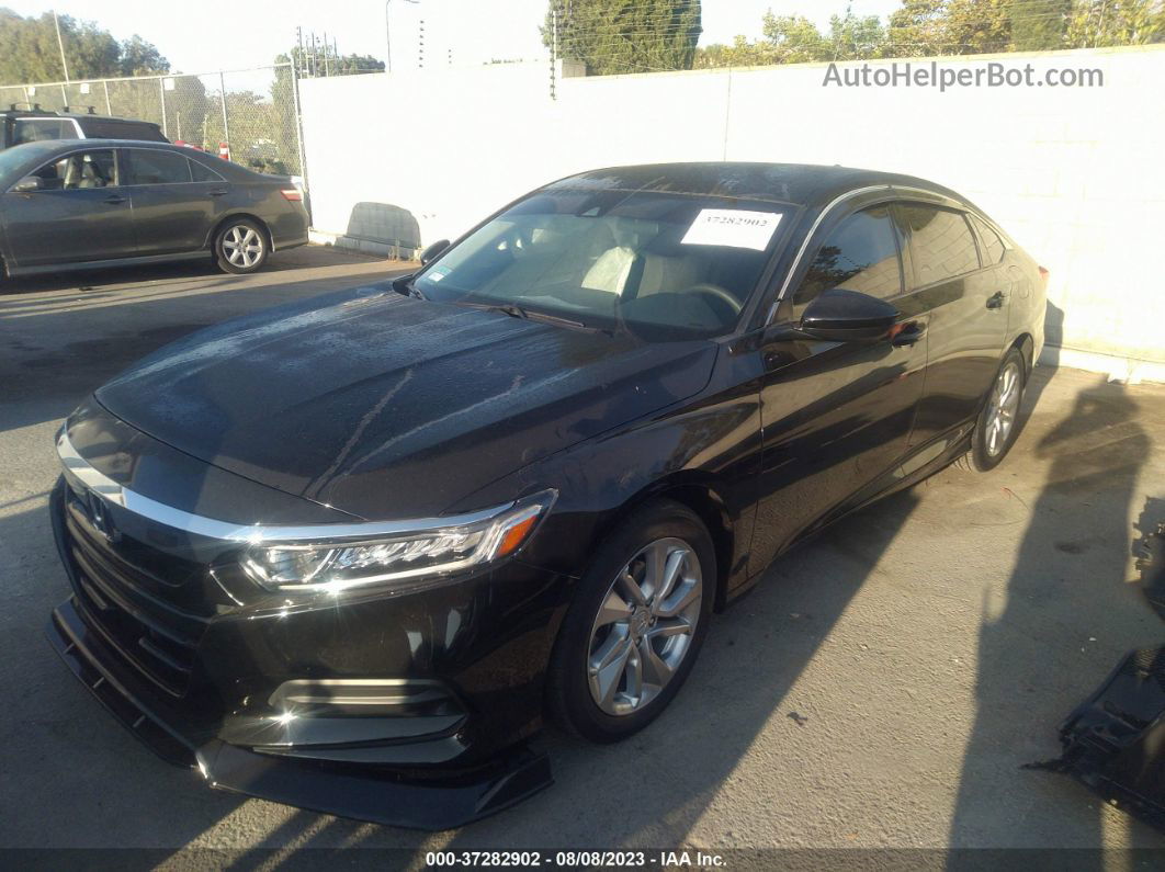 2020 Honda Accord Sedan Lx Black vin: 1HGCV1F1XLA156759