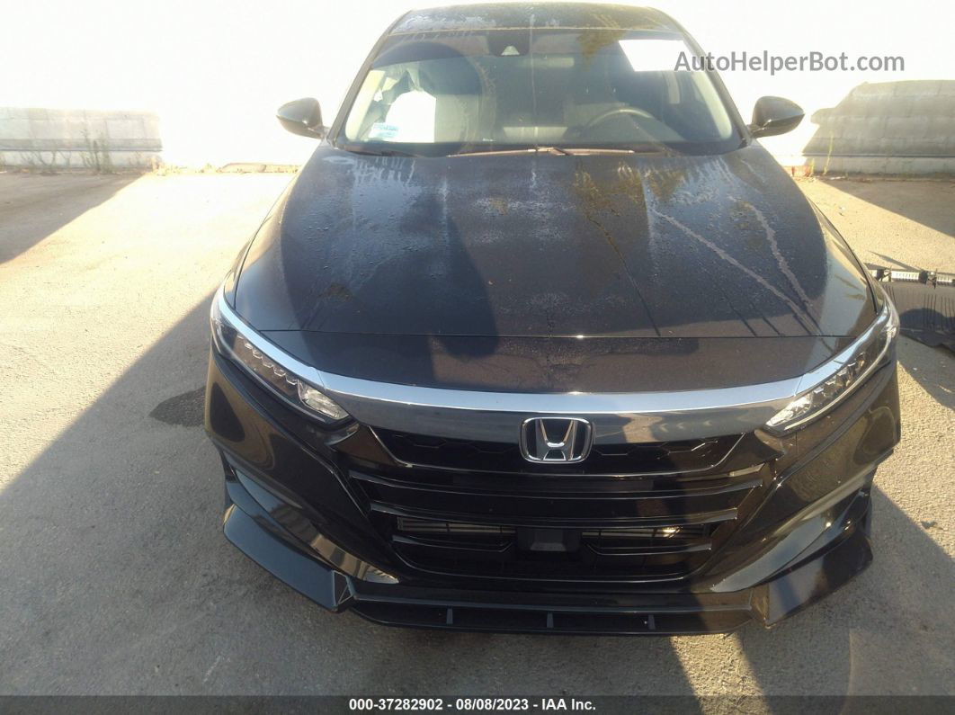 2020 Honda Accord Sedan Lx Black vin: 1HGCV1F1XLA156759