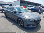 2018 Honda Accord Sport Gray vin: 1HGCV1F30JA022292