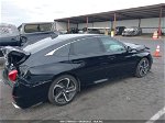 2018 Honda Accord Sedan Sport 1.5t Black vin: 1HGCV1F30JA074845