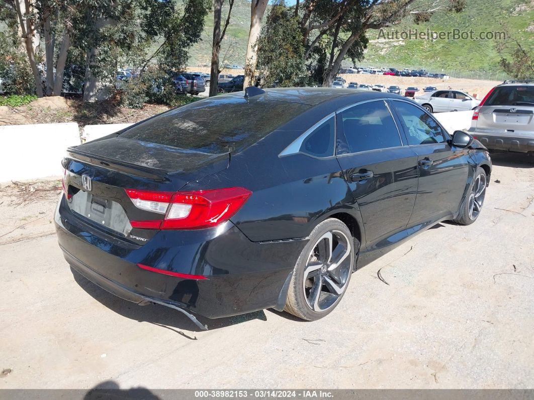 2018 Honda Accord Sport Black vin: 1HGCV1F30JA094254