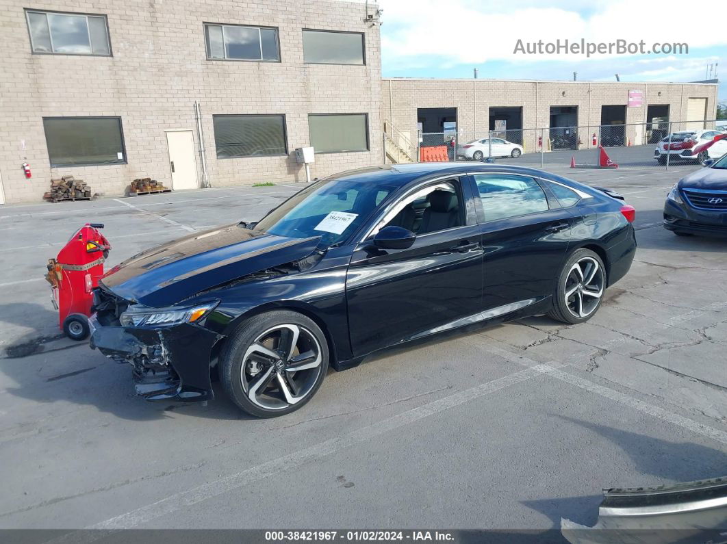 2018 Honda Accord Sport Black vin: 1HGCV1F30JA117712