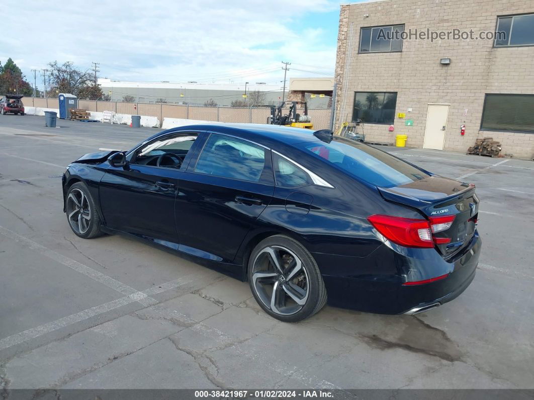 2018 Honda Accord Sport Black vin: 1HGCV1F30JA117712