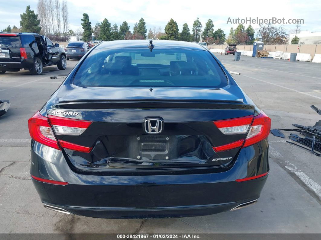 2018 Honda Accord Sport Black vin: 1HGCV1F30JA117712