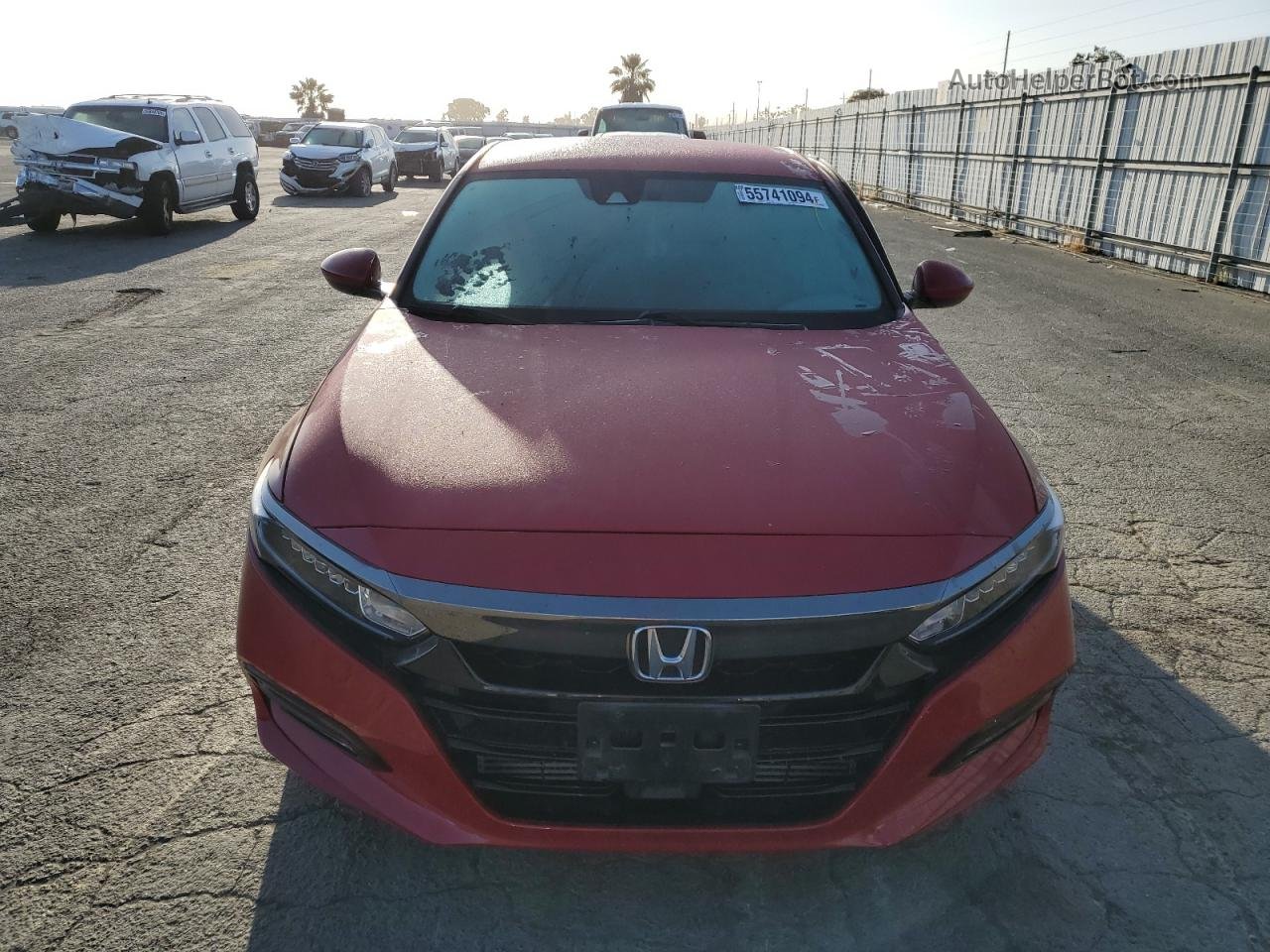 2018 Honda Accord Sport Red vin: 1HGCV1F30JA182690