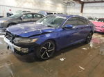 2019 Honda Accord Sport Синий vin: 1HGCV1F30KA018857