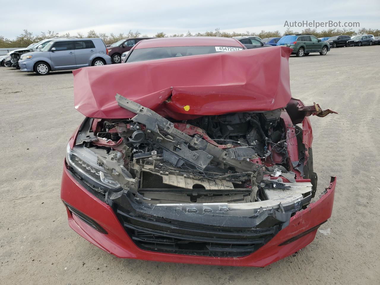 2019 Honda Accord Sport Red vin: 1HGCV1F30KA067752