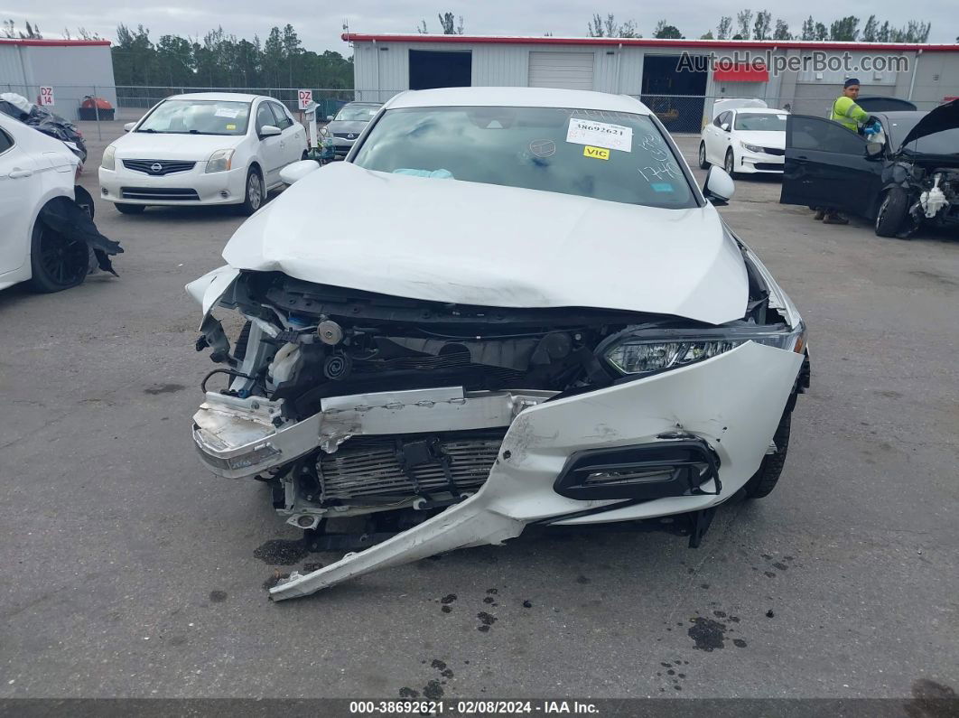 2019 Honda Accord Sport White vin: 1HGCV1F30KA101740