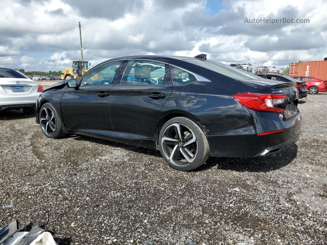 2019 Honda Accord Sport Black vin: 1HGCV1F30KA117209