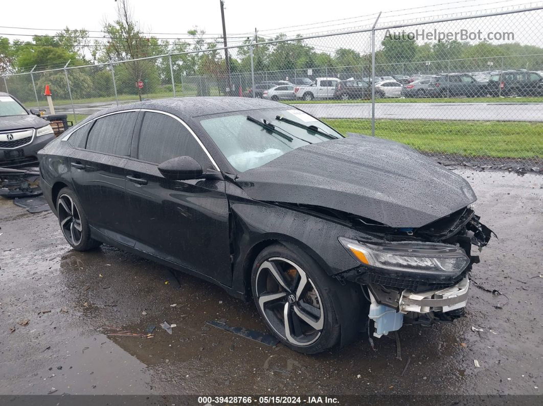 2019 Honda Accord Sport Black vin: 1HGCV1F30KA128808