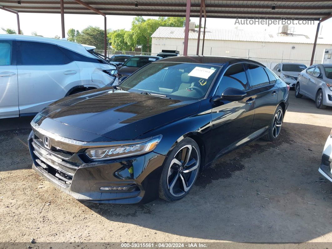 2019 Honda Accord Sport Black vin: 1HGCV1F30KA136861