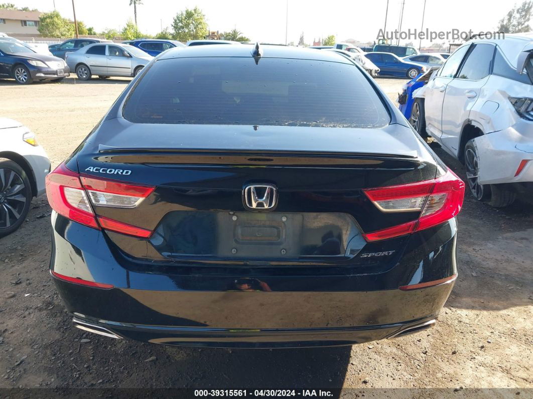 2019 Honda Accord Sport Black vin: 1HGCV1F30KA136861