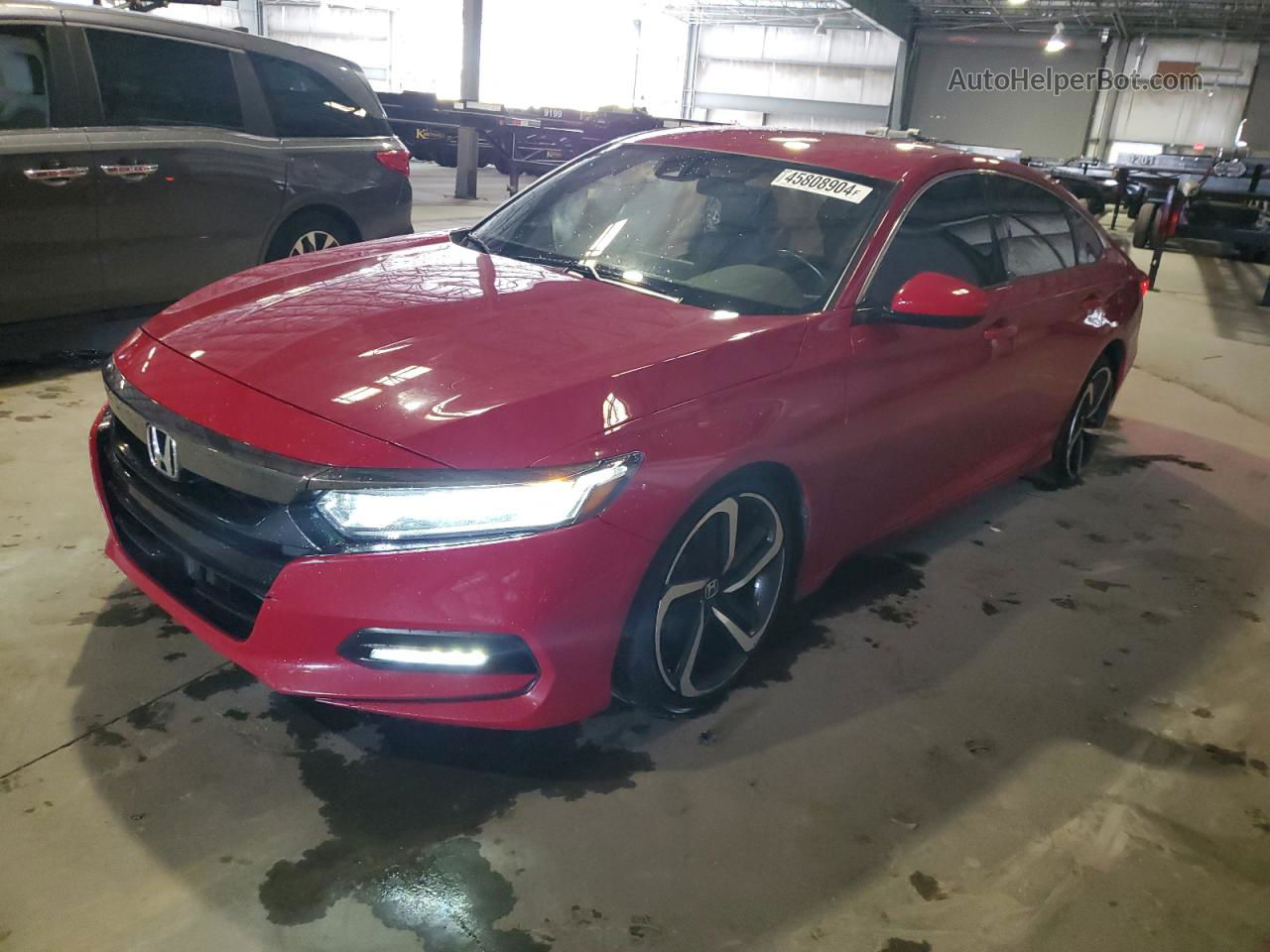 2019 Honda Accord Sport Red vin: 1HGCV1F30KA156317