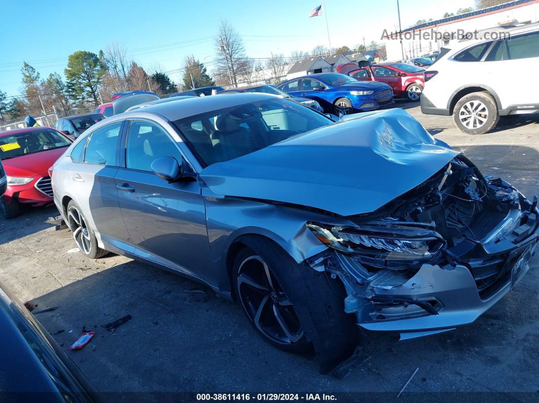 2019 Honda Accord Sport Silver vin: 1HGCV1F30KA172629