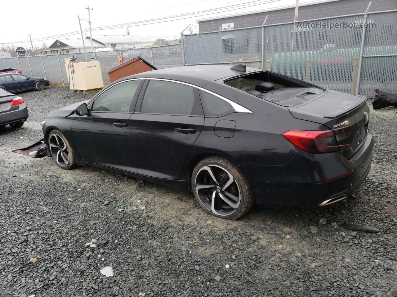 2019 Honda Accord Sport Black vin: 1HGCV1F30KA807610