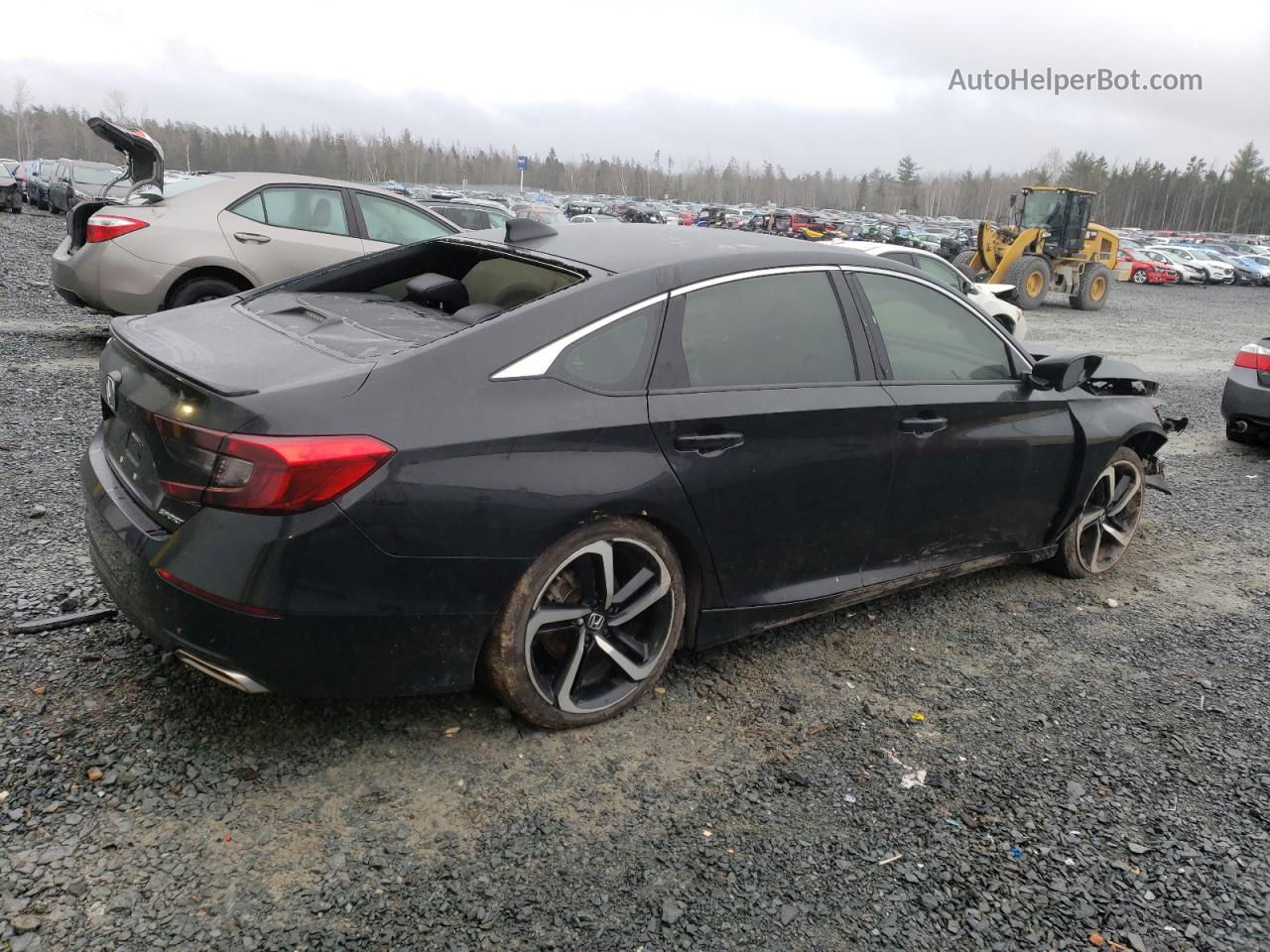 2019 Honda Accord Sport Black vin: 1HGCV1F30KA807610