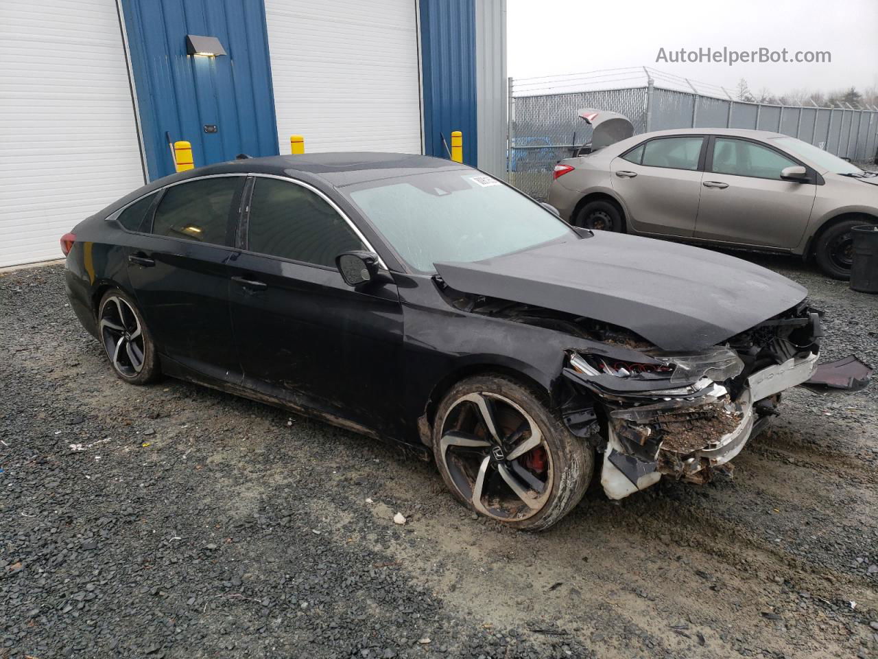 2019 Honda Accord Sport Black vin: 1HGCV1F30KA807610