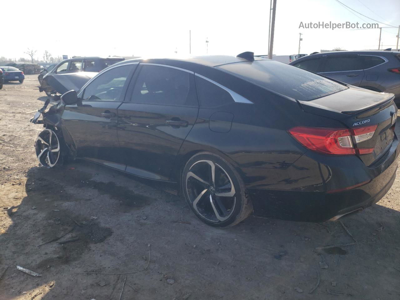 2020 Honda Accord Sport Black vin: 1HGCV1F30LA053948