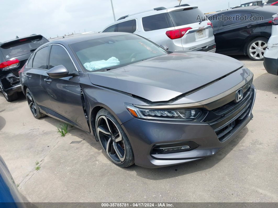 2020 Honda Accord Sport Gray vin: 1HGCV1F30LA062049