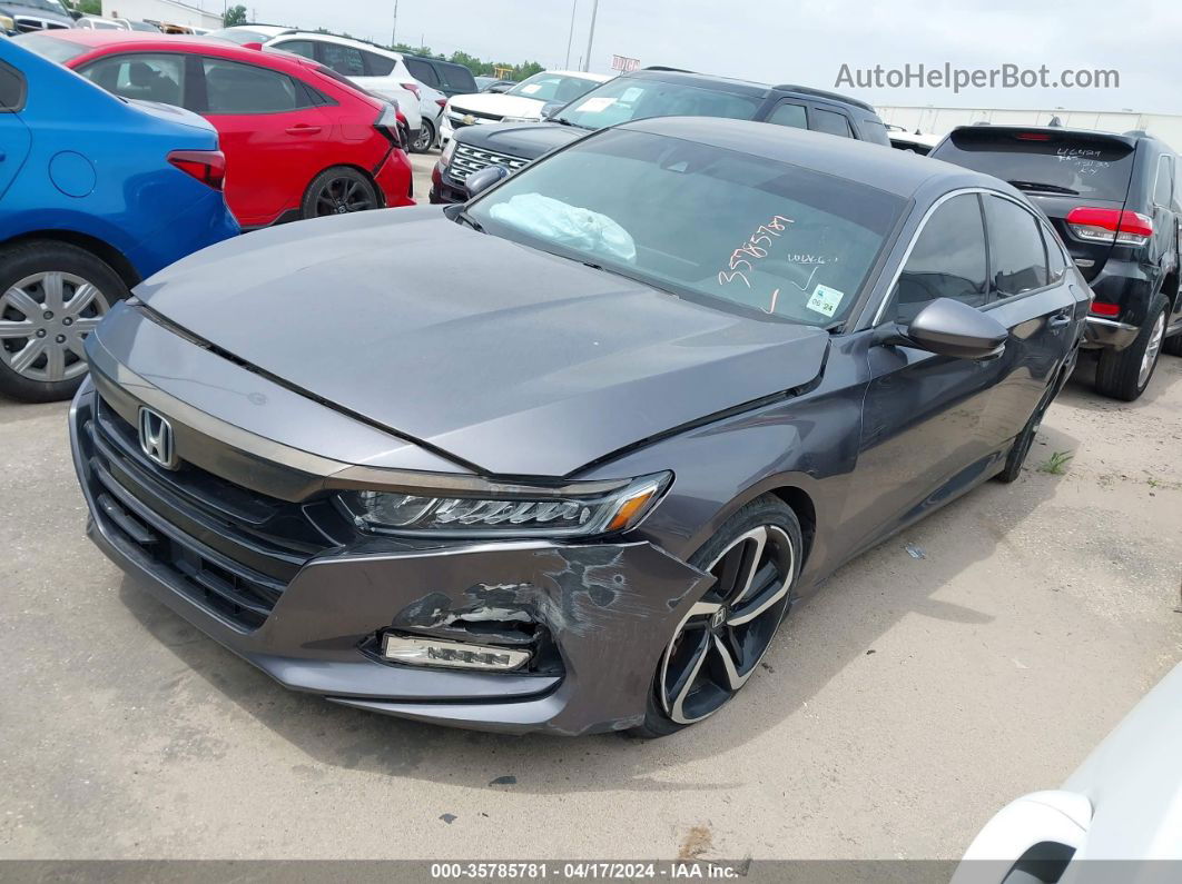 2020 Honda Accord Sport Gray vin: 1HGCV1F30LA062049