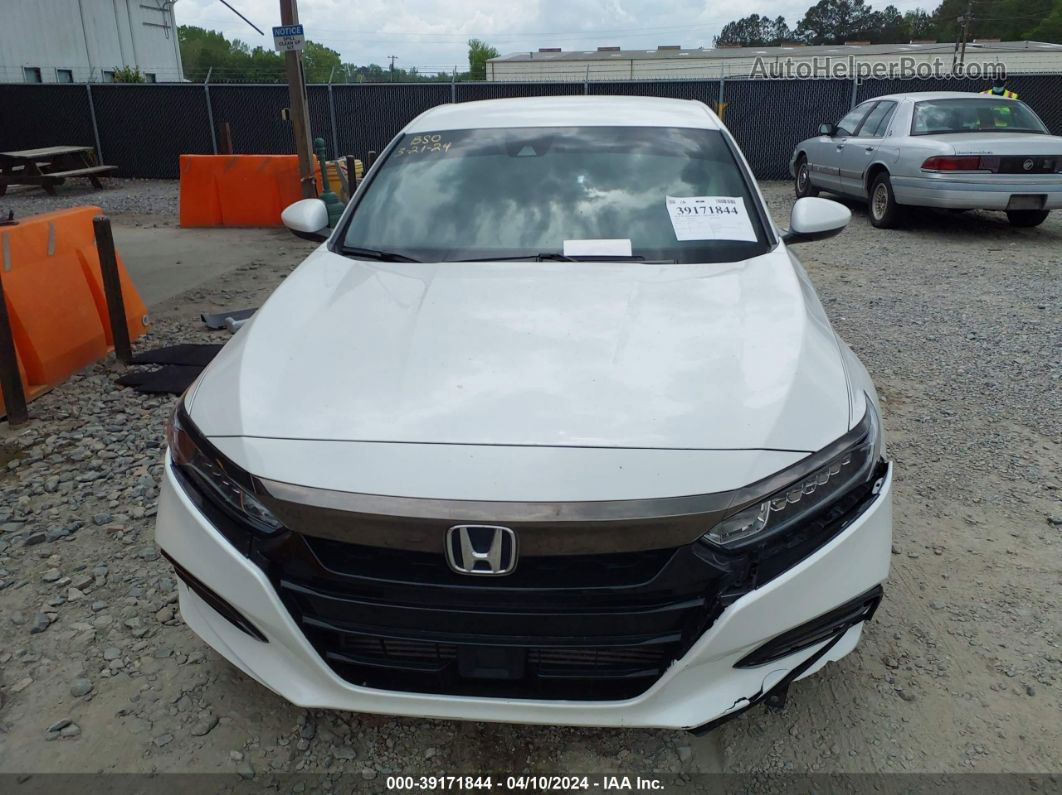 2020 Honda Accord Sport White vin: 1HGCV1F30LA078932