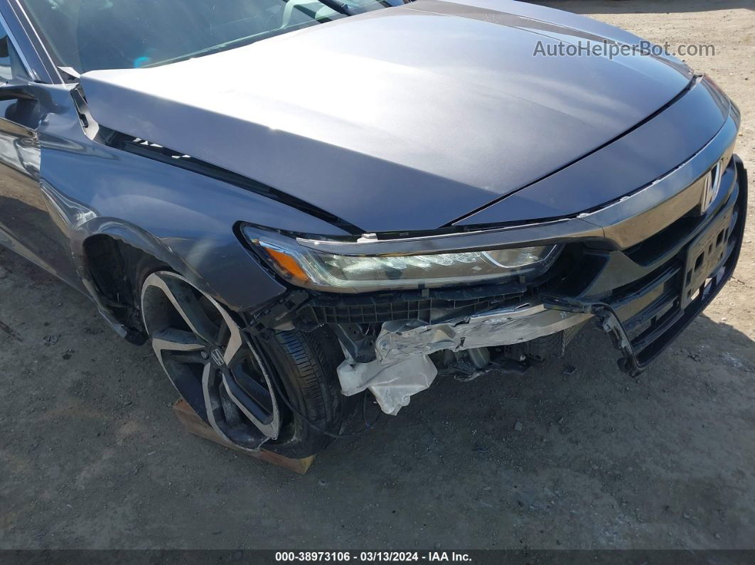 2020 Honda Accord Sport Gray vin: 1HGCV1F30LA105496