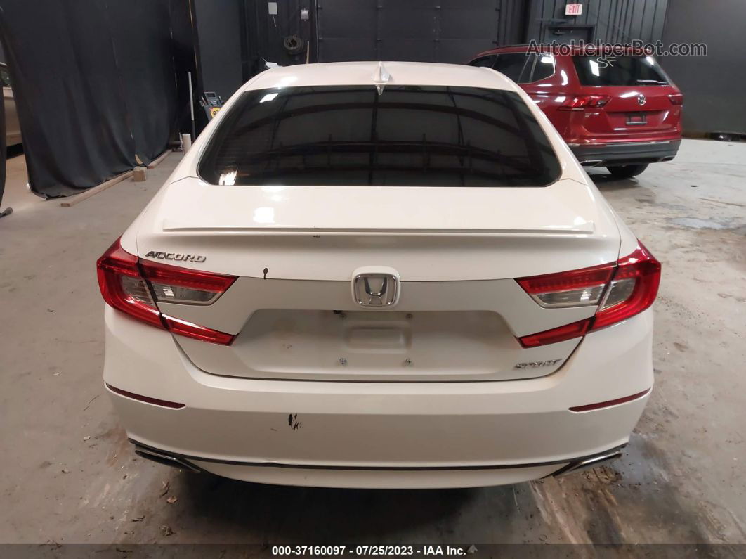 2020 Honda Accord Sedan Sport White vin: 1HGCV1F30LA119351