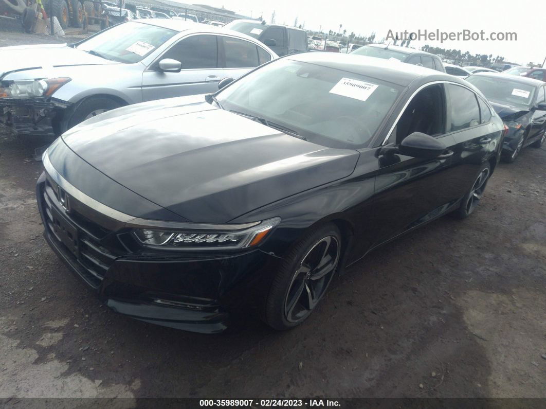 2020 Honda Accord Sedan Sport Черный vin: 1HGCV1F30LA120256