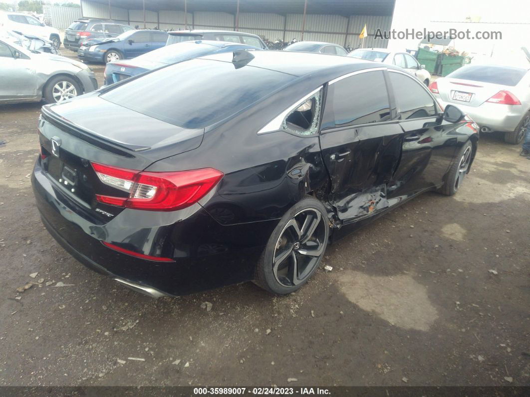 2020 Honda Accord Sedan Sport Black vin: 1HGCV1F30LA120256