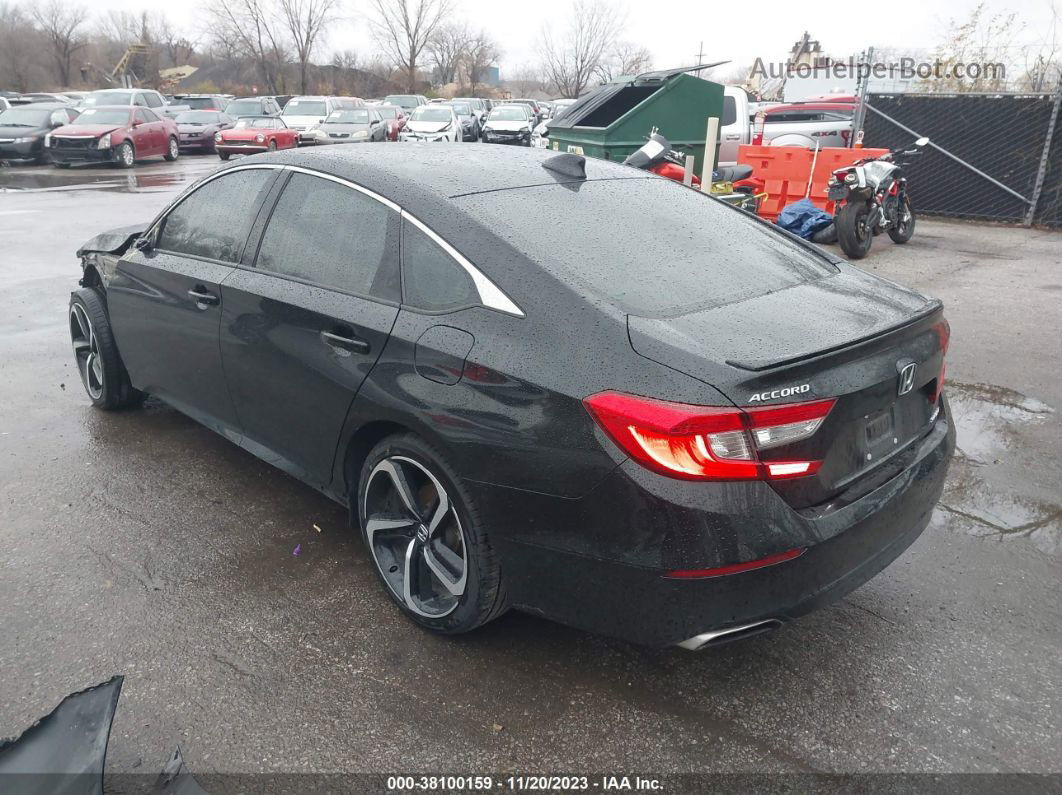 2020 Honda Accord Sport Black vin: 1HGCV1F30LA146694