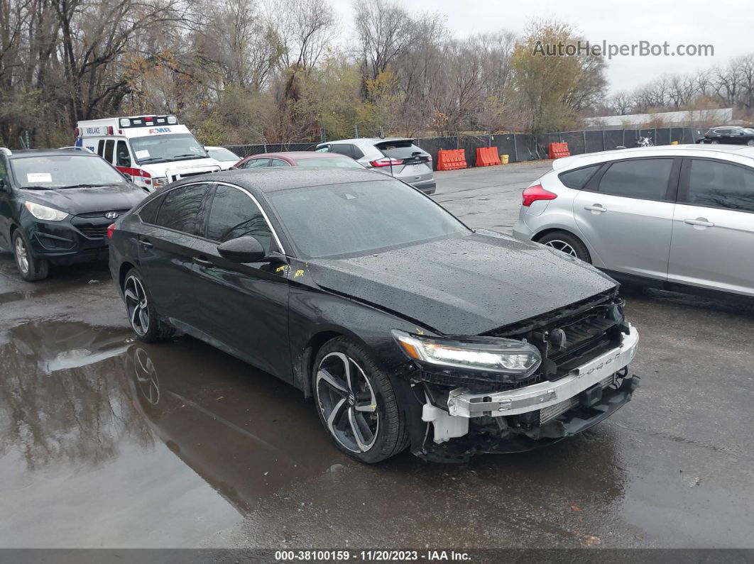 2020 Honda Accord Sport Black vin: 1HGCV1F30LA146694