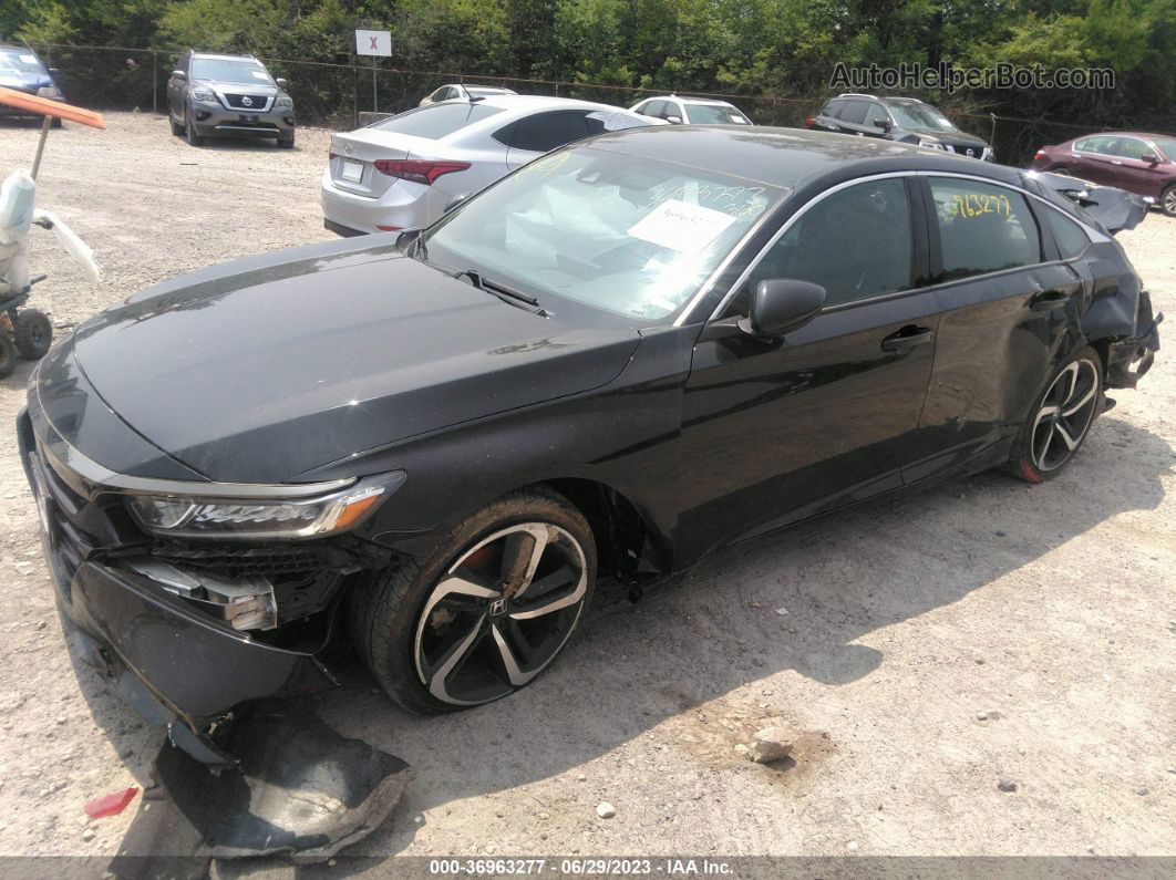 2018 Honda Accord Sport Black vin: 1HGCV1F31JA014122