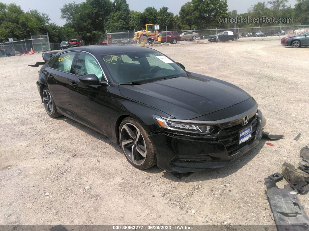 2018 Honda Accord Sport Black vin: 1HGCV1F31JA014122