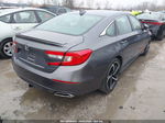 2018 Honda Accord Sport Gray vin: 1HGCV1F31JA023001