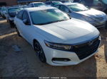 2018 Honda Accord Sport White vin: 1HGCV1F31JA058847