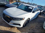 2018 Honda Accord Sport White vin: 1HGCV1F31JA058847