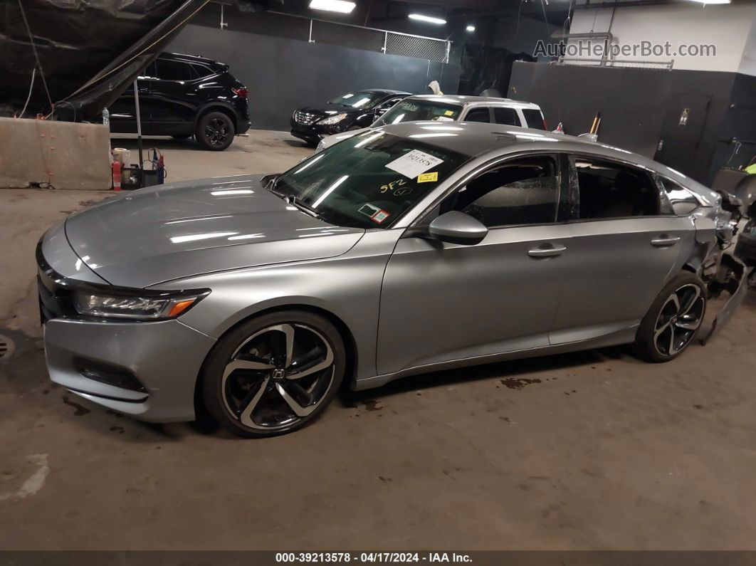 2018 Honda Accord Sport Gray vin: 1HGCV1F31JA171763