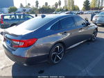 2018 Honda Accord Sedan Sport 1.5t Gray vin: 1HGCV1F31JA187686