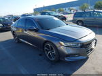 2018 Honda Accord Sedan Sport 1.5t Gray vin: 1HGCV1F31JA187686