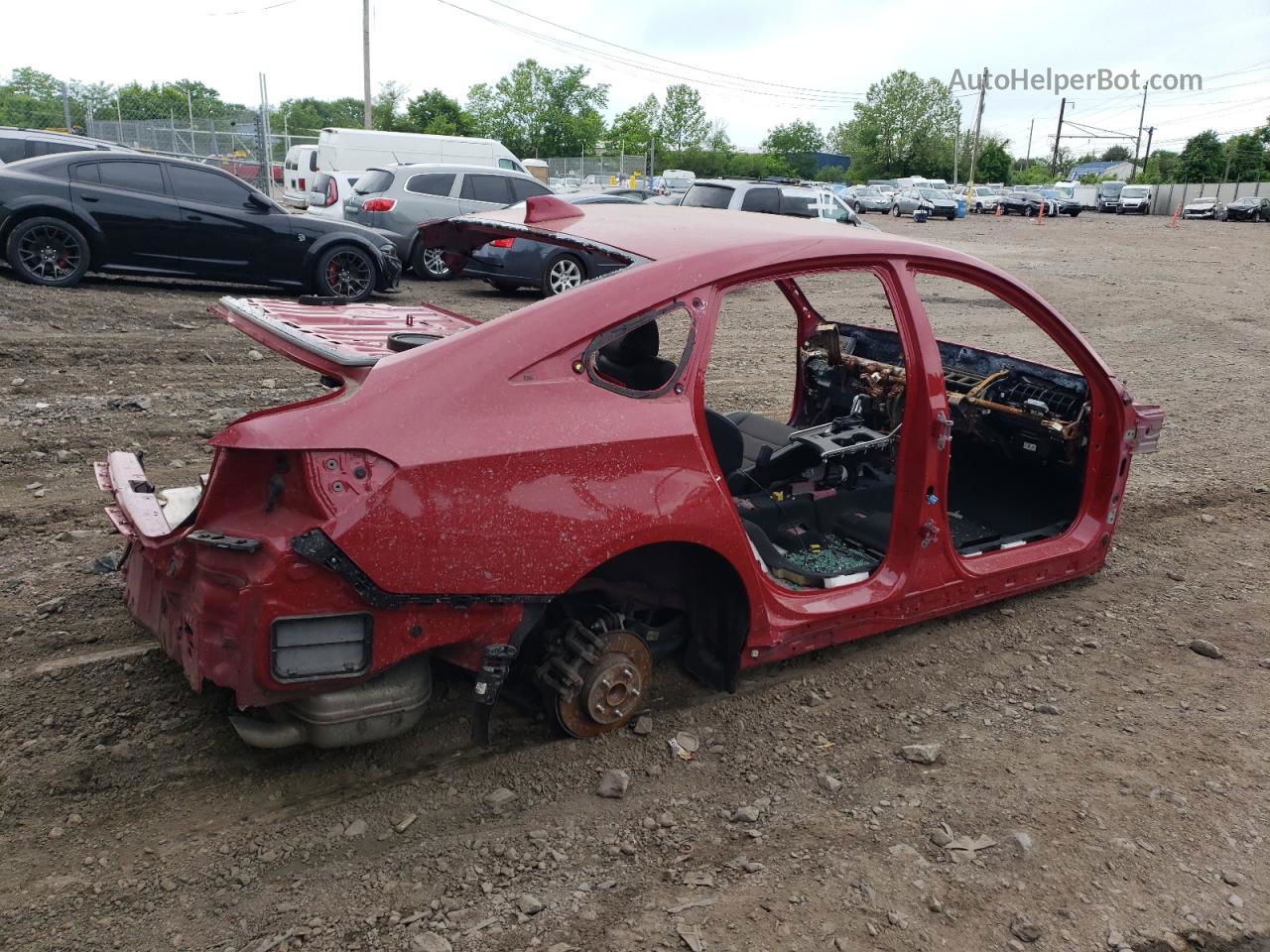 2018 Honda Accord Sport Red vin: 1HGCV1F31JA191124