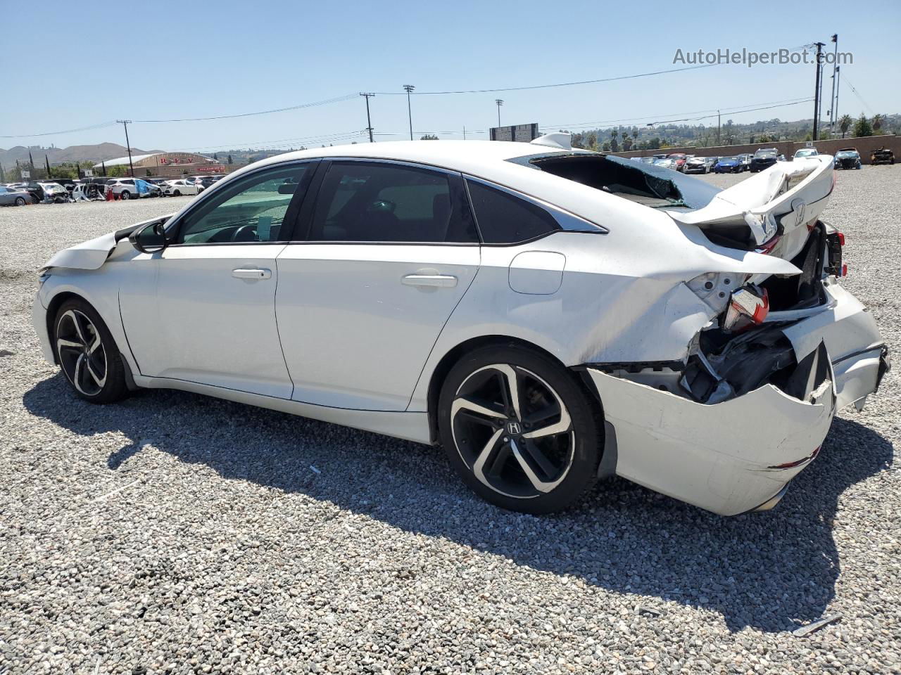 2018 Honda Accord Sport Белый vin: 1HGCV1F31JA201232