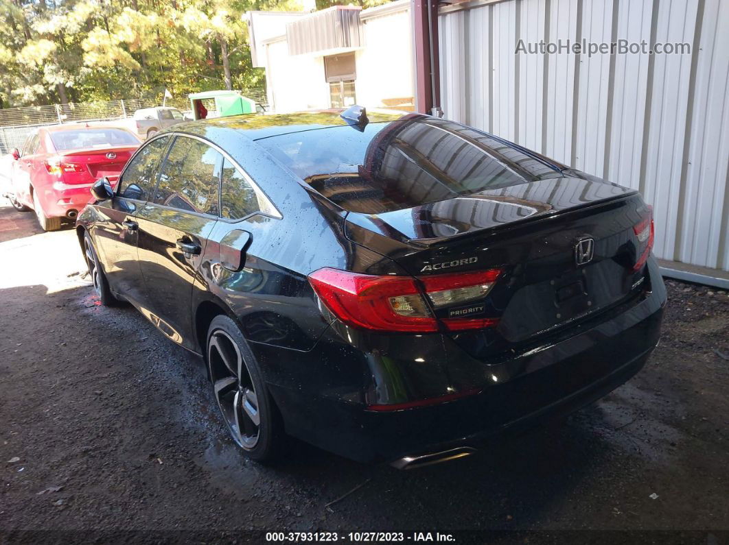 2018 Honda Accord Sport Black vin: 1HGCV1F31JA217432