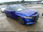 2018 Honda Accord Sport Blue vin: 1HGCV1F31JA230052