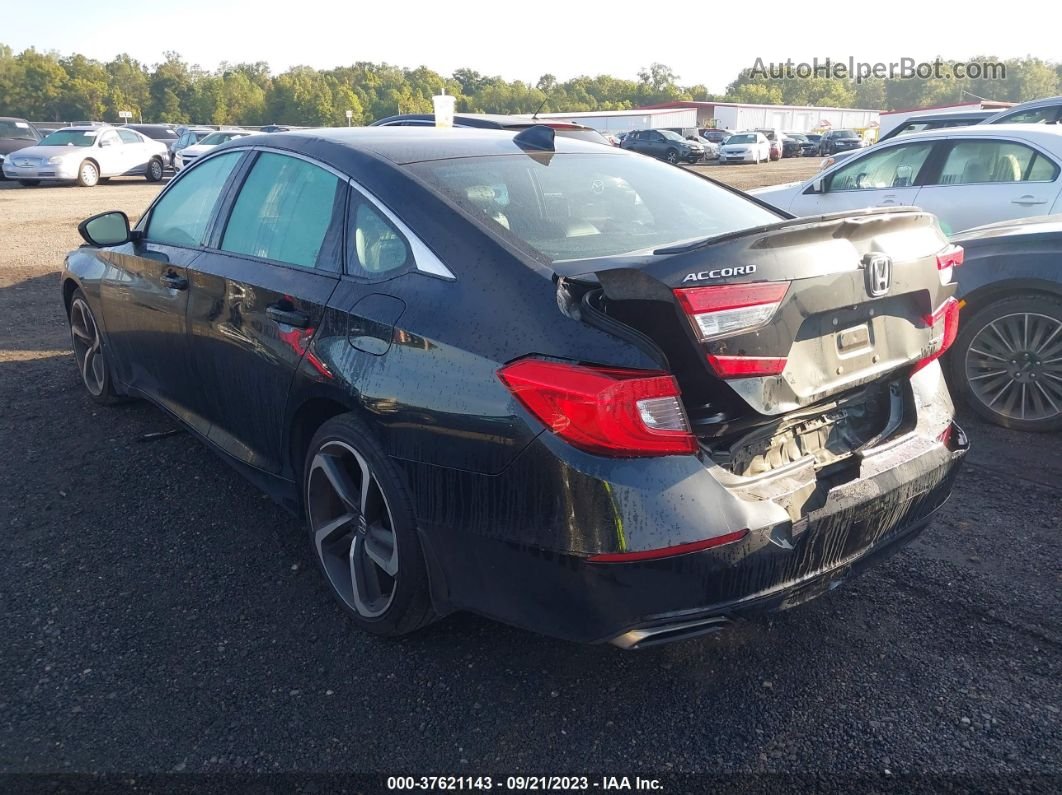 2018 Honda Accord Sport Black vin: 1HGCV1F31JA241763